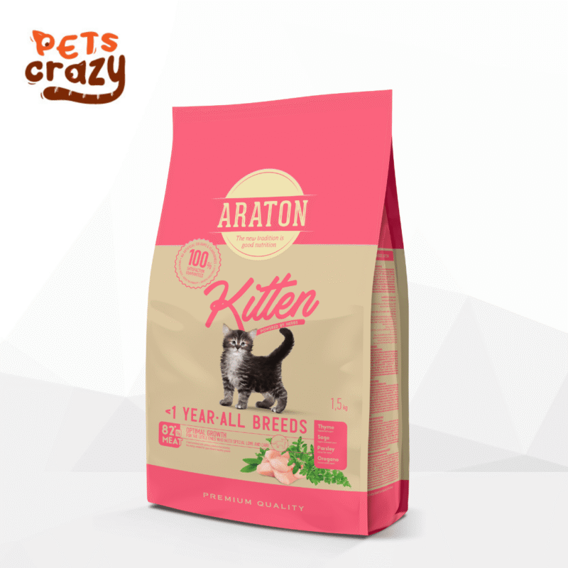 Kitten with Poultry - Cat Dry Food | Araton