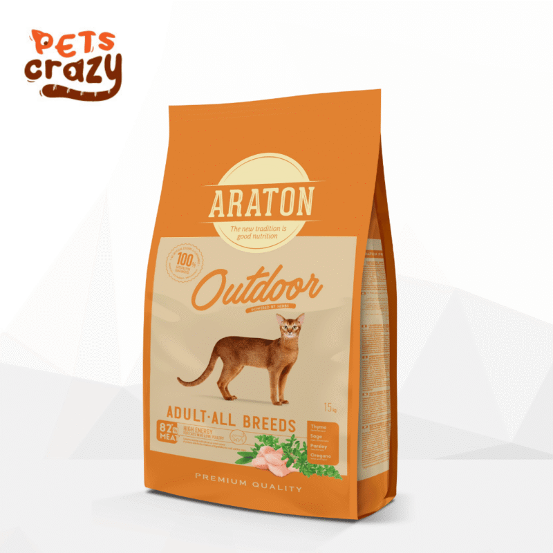 Outdoor with Poultry - Cat Dry Food | Araton