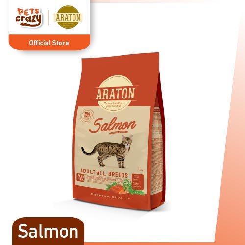 Salmon with Poultry - Cat Dry Food | Araton