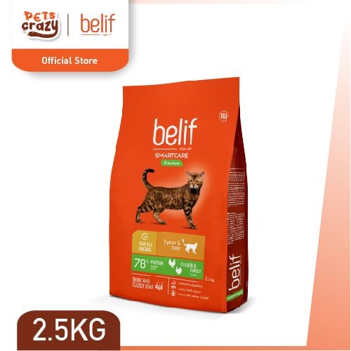 Adult Cat with Chicken & Turkey Dry Food | Belif