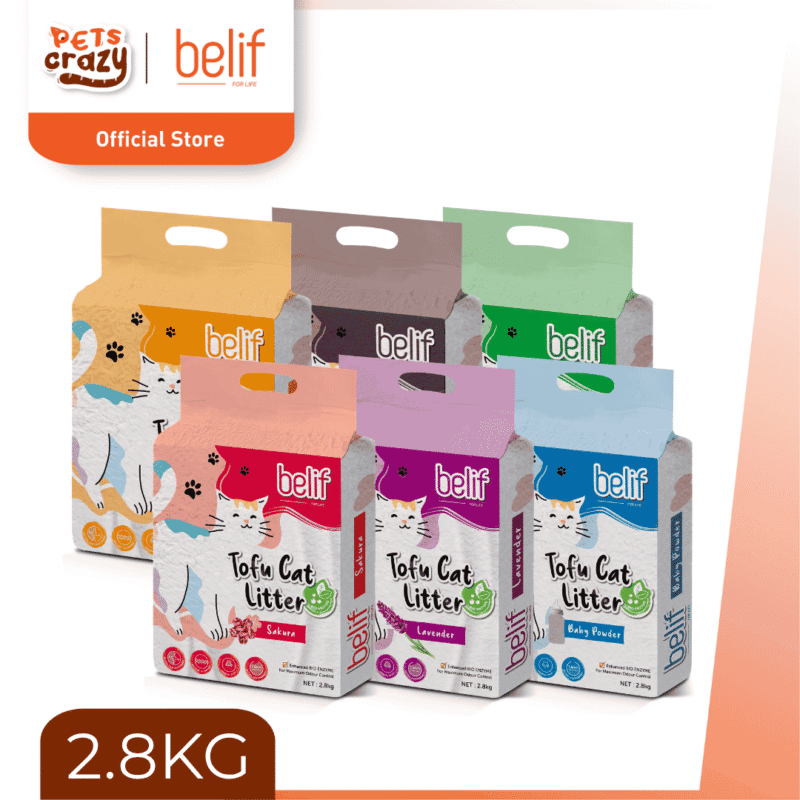 Tofu Cat Litter with Bio Enzyme (2.8kg / 7L) | Belif