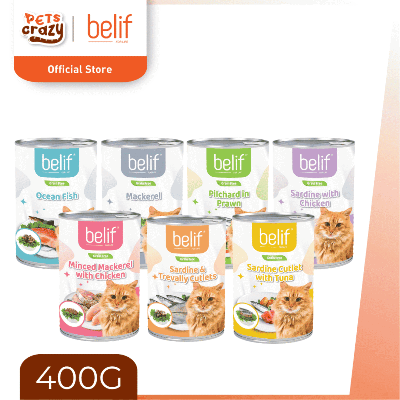 Belif Canned Wet Food for Cats (400g) | Belif
