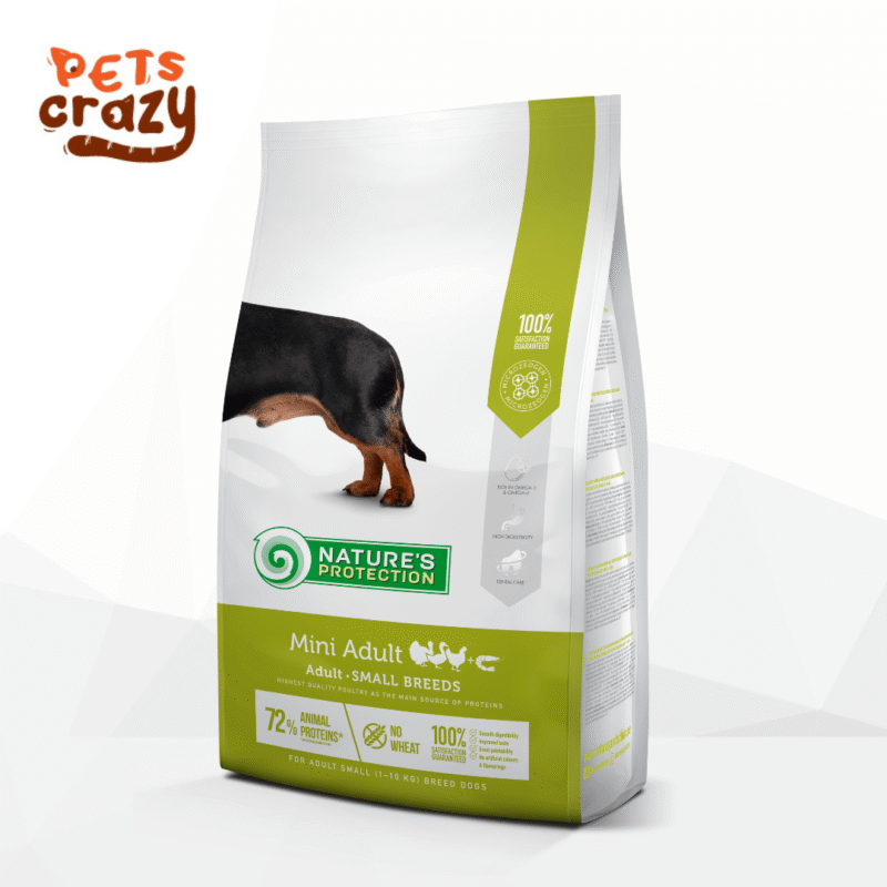 Mini Adult Poultry with Krill Small Breed | Nature's Protection Dog Dry Food