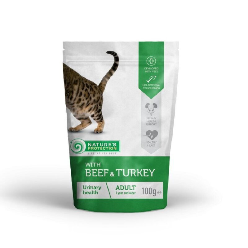 Urinary with Beef & Turkey | Nature's Protection Cat Pouch *Super Premium Series*