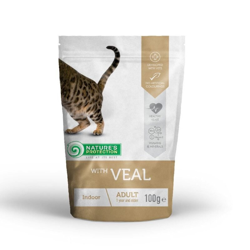 Indoor with Veal | Nature's Protection Cat Pouch *Super Premium Series*