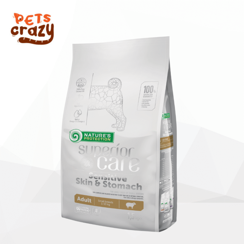 Sensitive Skin & Stomach Lamb Adult Small Breed | Nature's Protection Dog Dry Food *Superior Care Series*