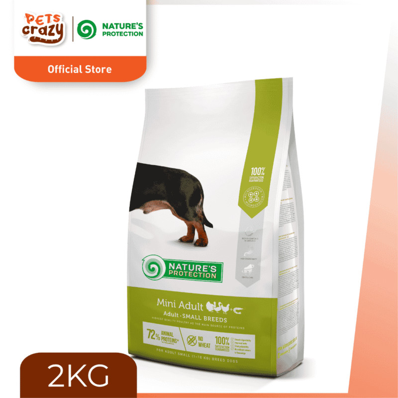 Mini Adult Poultry with Krill Small Breed | Nature's Protection Dog Dry Food