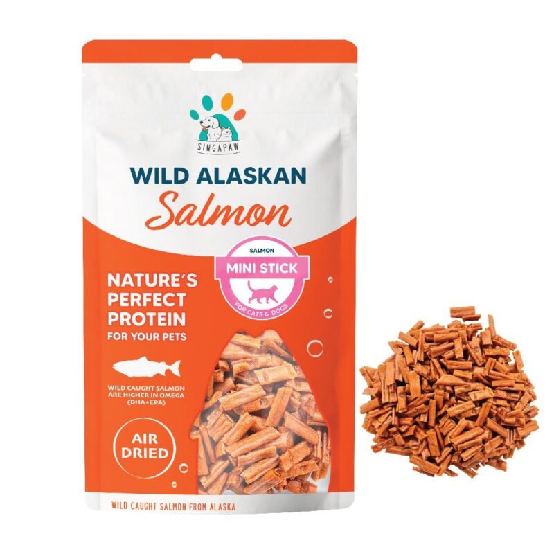 Salmon Mini Stick Cat Snack 70g | Singapaw