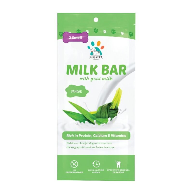 Pandan Milk Bar Dog Snack | Singapaw