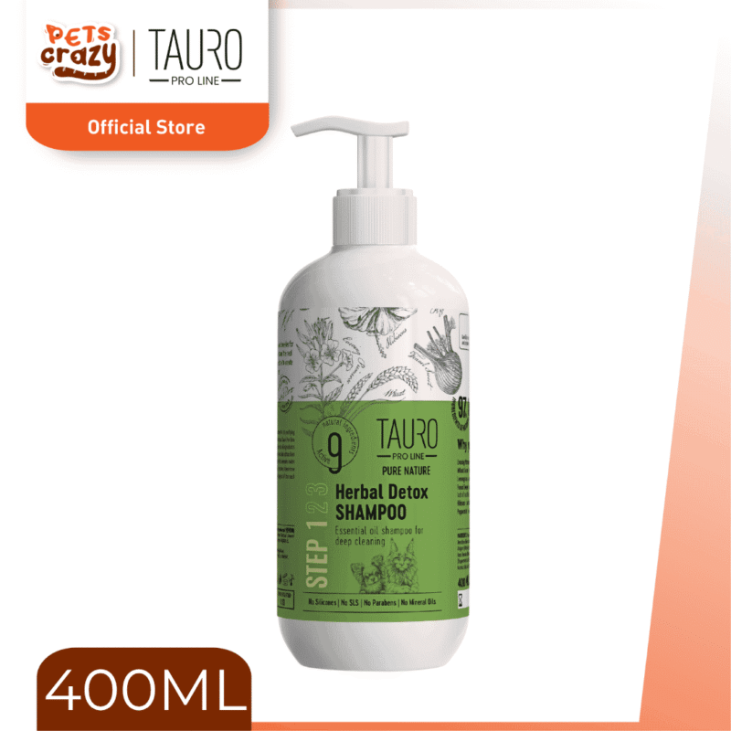 Herbal Detox Deep Cleaning Shampoo for Pets | Tauro Pro Line Pure Nature Series