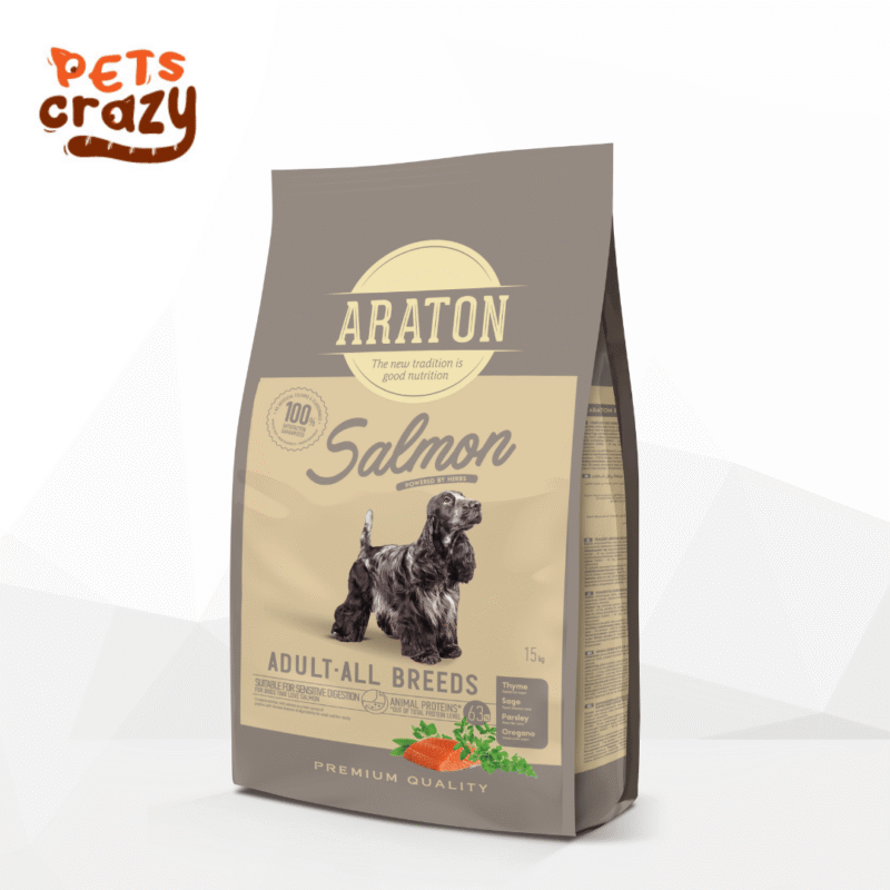 Adult Salmon All Breed Dog Dry Food | Araton
