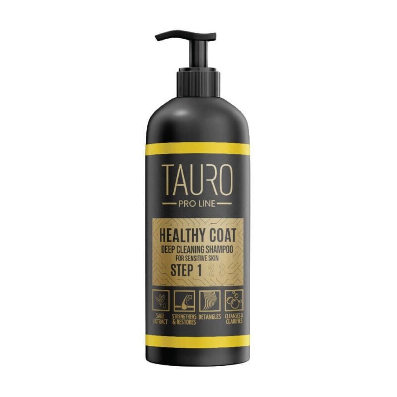 Healthy Coat Deep Cleaning Shampoo for Dogs and Cats | Tauro Proline