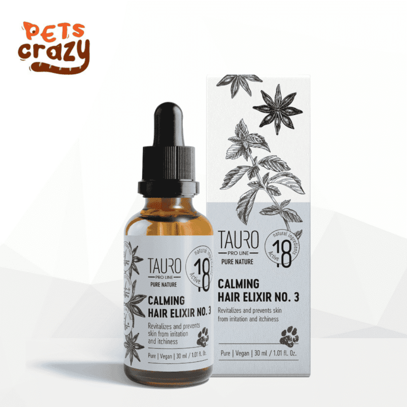 Calming Hair Elixir No.3 (30ml) for Pet | Tauro Pro Line *Pure Nature Series*