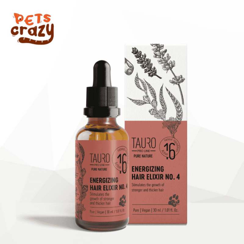 Energizing Hair Elixir No.4 (30ml) for Pet | Tauro Pro Line *Pure Nature Series*