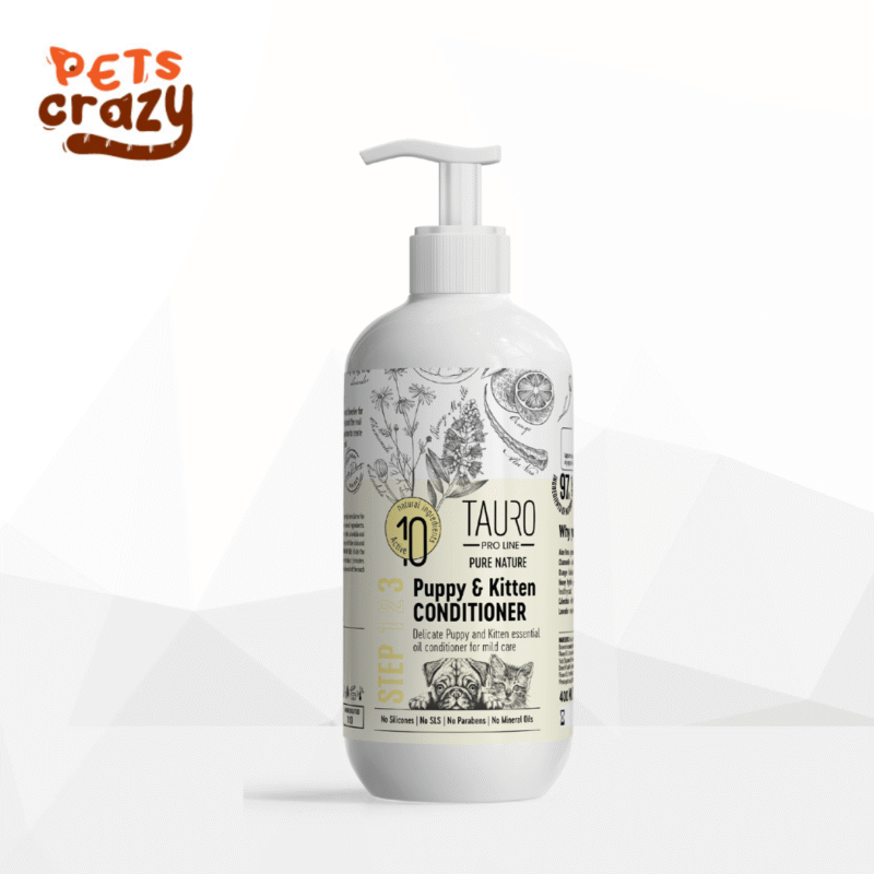 Delicate Puppy & Kitten Gentle Conditioner for Pets | Tauro Pro Line "Pure Nature Series"