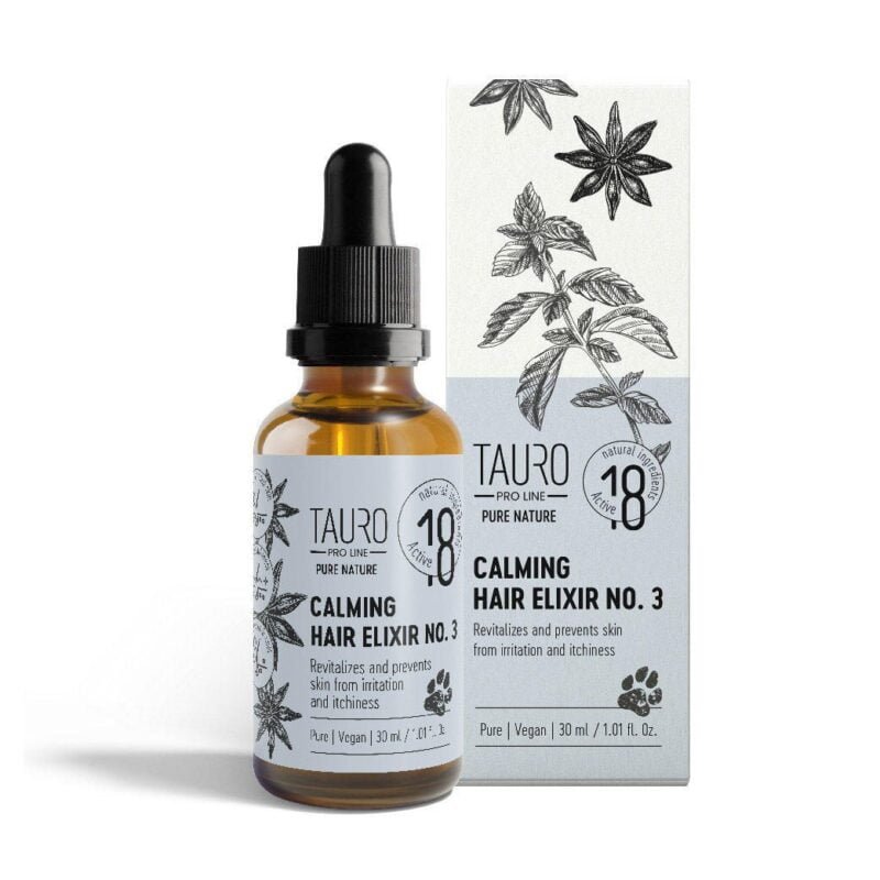 [PRE ORDER] Calming Hair Elixir No.3  (30ml) for Pet | Tauro Proline "Pure Nature series"