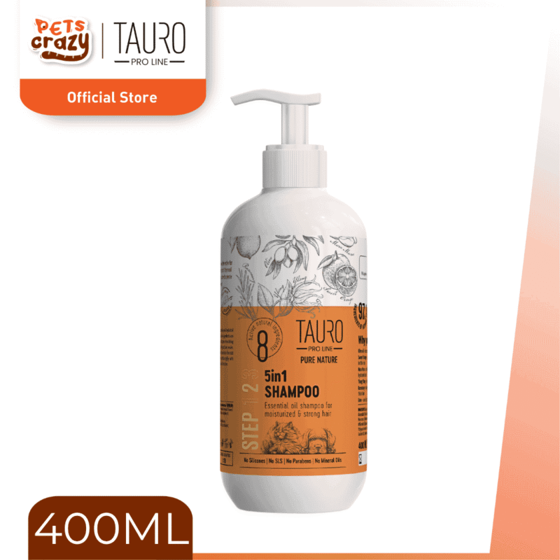 5-in-1 Moisturizing Shampoo for Pets | Tauro Pro Line Pure Nature Series