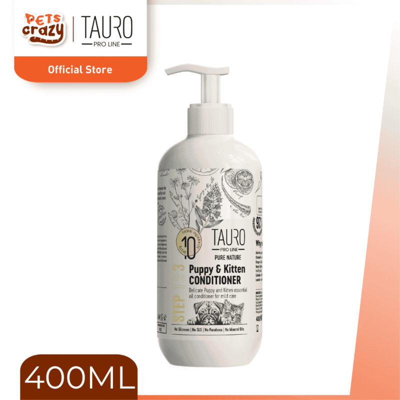 Delicate Puppy & Kitten Gentle Conditioner for Pets | Tauro Pro Line Pure Nature Series