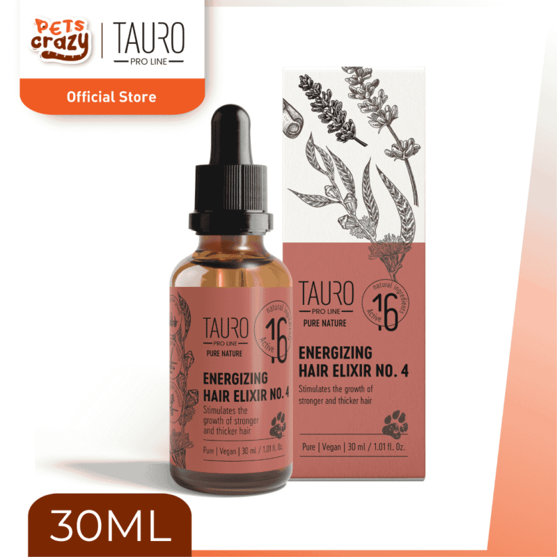 Energizing Hair Elixir No. 4 for Pet Grooming | Tauro Pro Line Pure Nature Series