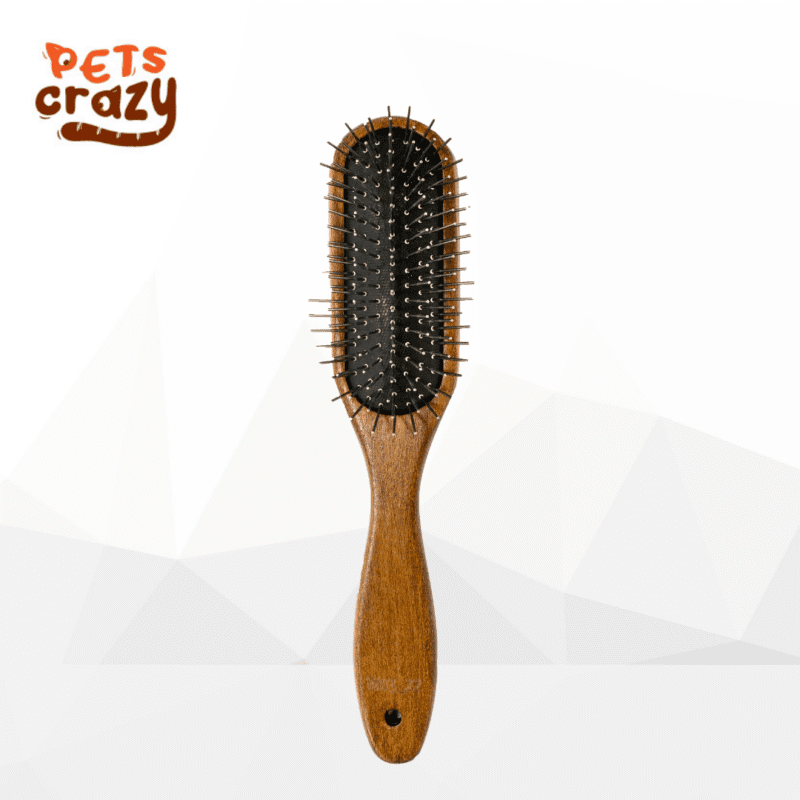 Tauro Pro Line Oblong Wooden Massage Brush for Pets