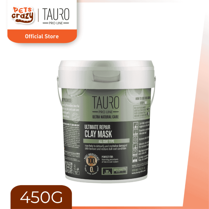 Ultimate Repair Clay Mask for Pets | Tauro Pro Line Ultra Natural Care Series