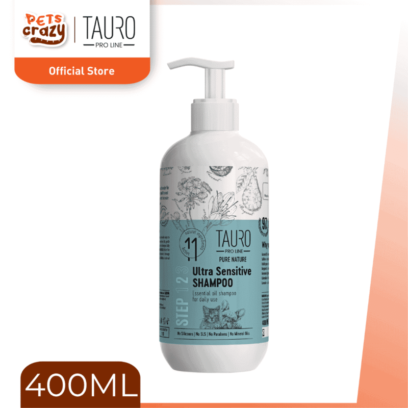 Ultra Sensitive Shampoo for Pets | Tauro Pro Line Pure Nature Series