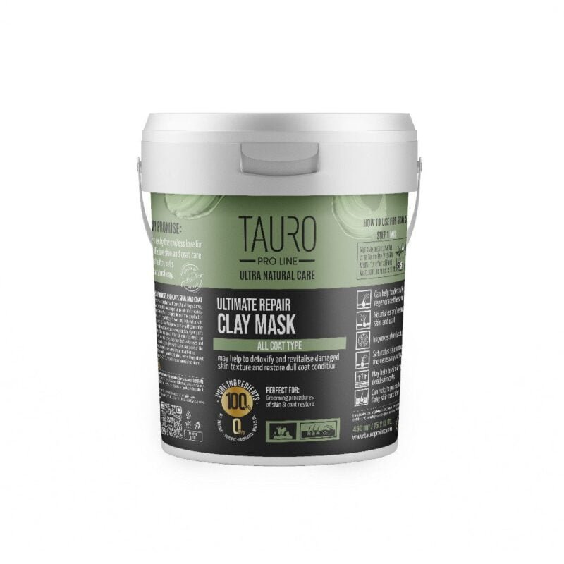 Ultimate Repair Clay Mask for Pet | Tauro Proline "Ultra Natural Care series"