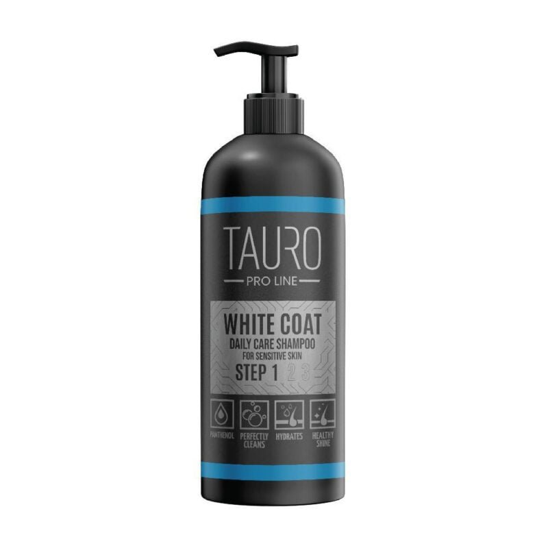 White Coat Daily Care Shampoo for Dogs and Cats | Tauro Proline