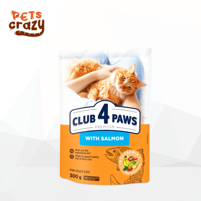 CLUB 4 PAWS Premium for Adult Cats with Salmon