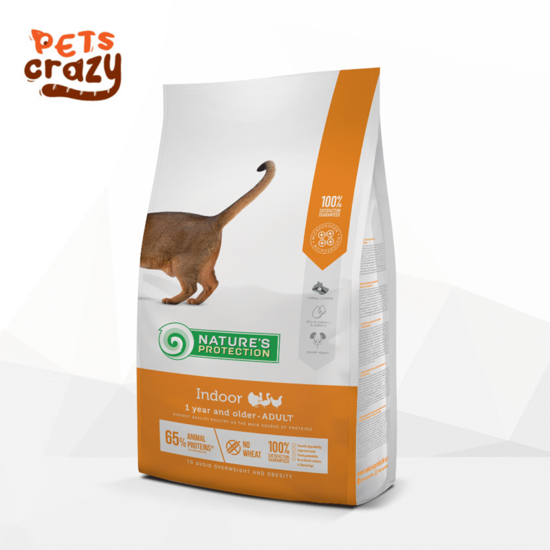 Indoor Adult Cats with Poultry | Nature's Protection Super Premium Cat Dry Food