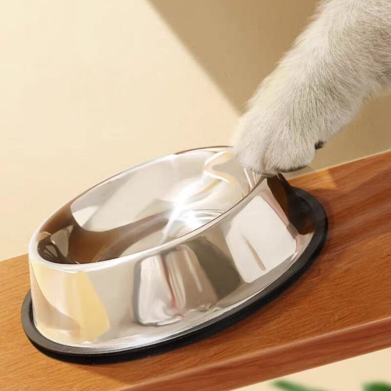 <11.11.Gift> Stainless Steel Feeding Bowl For Pet