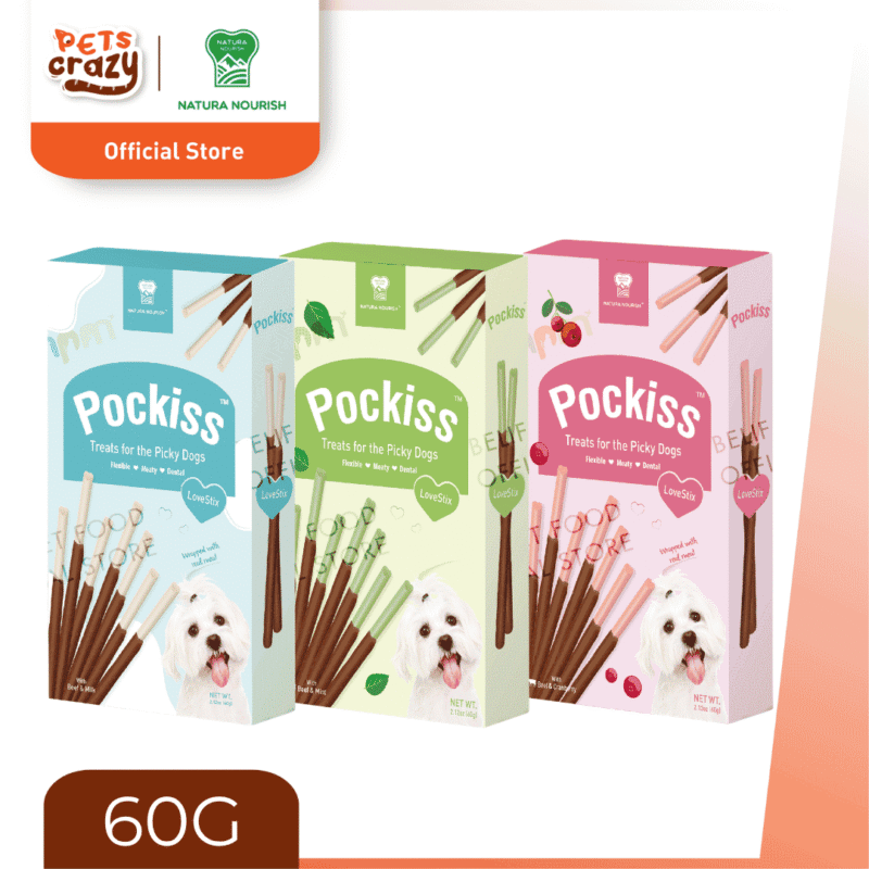 Pockiss Dog Snack 60g | Natura Nourish