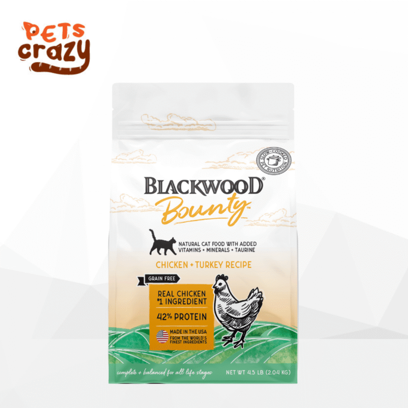 Chicken & Turkey Recipe Grain Free Cat Dry Food 'Bounty Series' | Blackwood