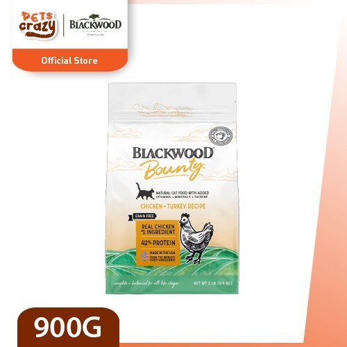 Chicken & Turkey Recipe Grain Free Cat Dry Food 'Bounty Series' | Blackwood