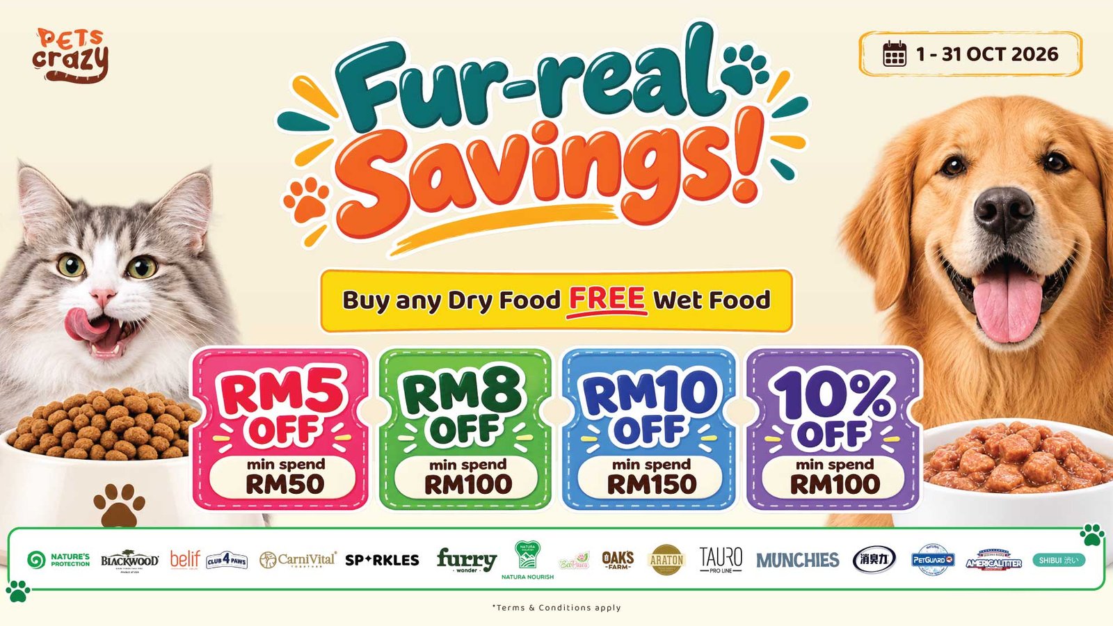 Fur Real Savings!