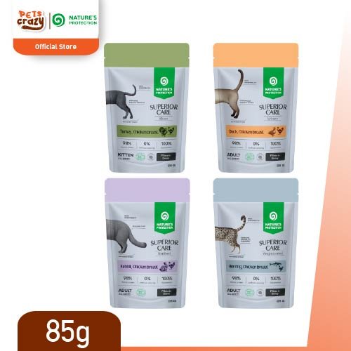 Superior Care Cat Wet Food 85g Grain Free | Nature's Protection