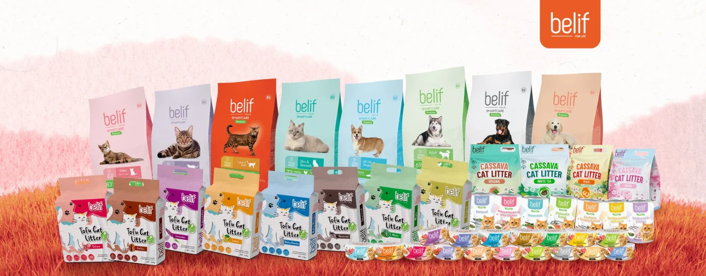 Belif Smartcare cat food stocked at PetsCrazy Malaysia warehouse